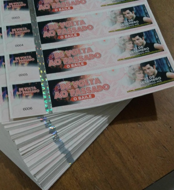 Ingressos personalizado grande Ingressos personalizado grande