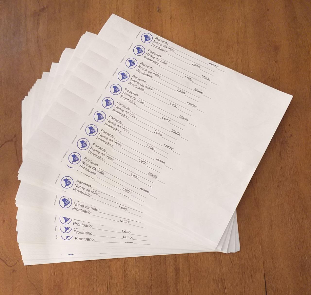 Pulseira Hospitalar Fibra de Polietileno Pulseira Hospitalar Fibra de Polietileno