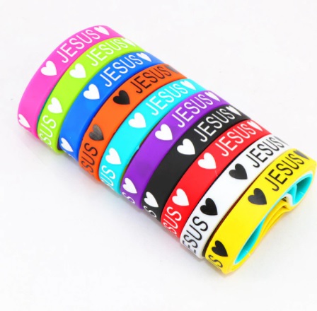 Pulseira de silicone b