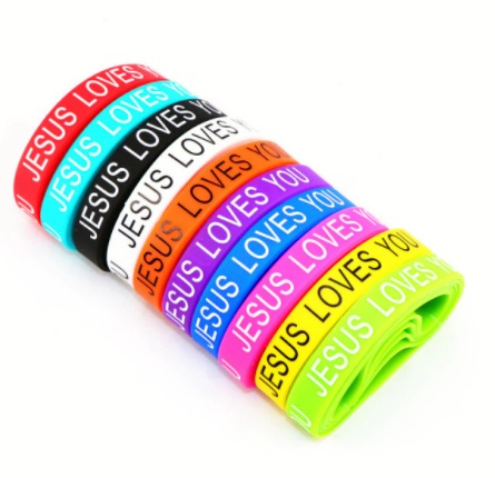 Pulseira de silicone d